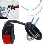 Handlebar switch for motorcycle - lights - red button